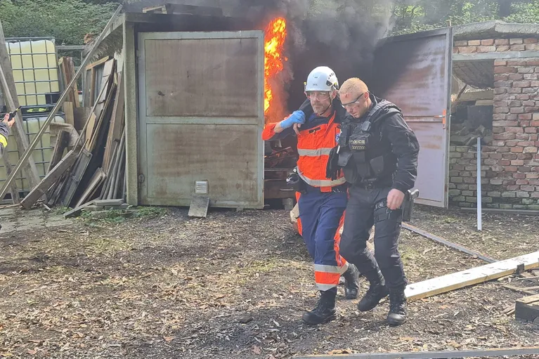 Spolupráce 2025: Společný metodický výcvik záchranářů, policistů a hasičů