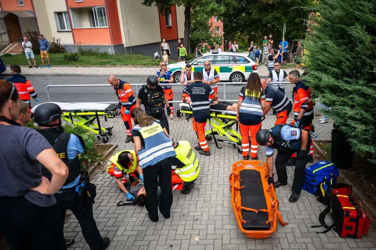 Střelba ve škole prověřila spolupráci složek IZS